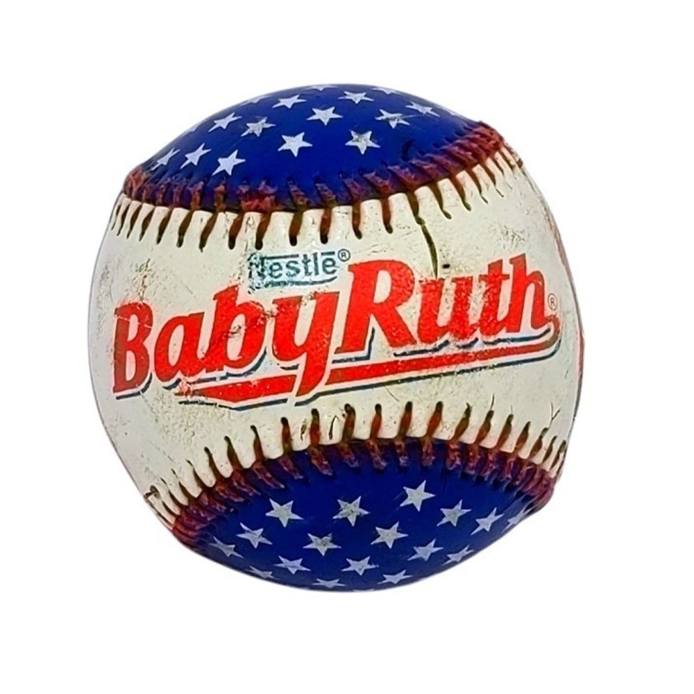 VTG Nestle Baby Ruth Baseball Stars and Stripes Patriotic Promo Candy Toy 3in